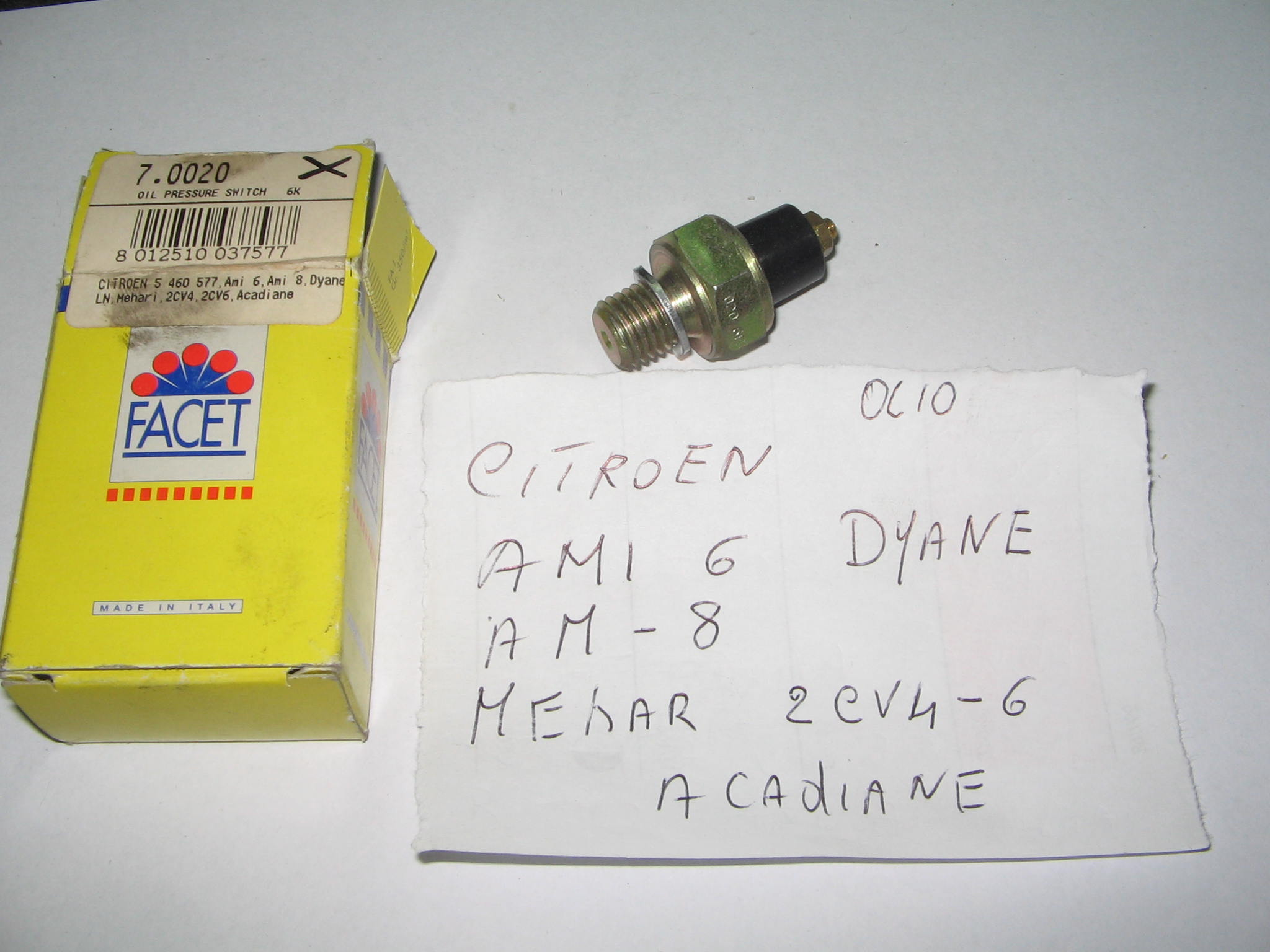 FACET / CITROEN N. 20462